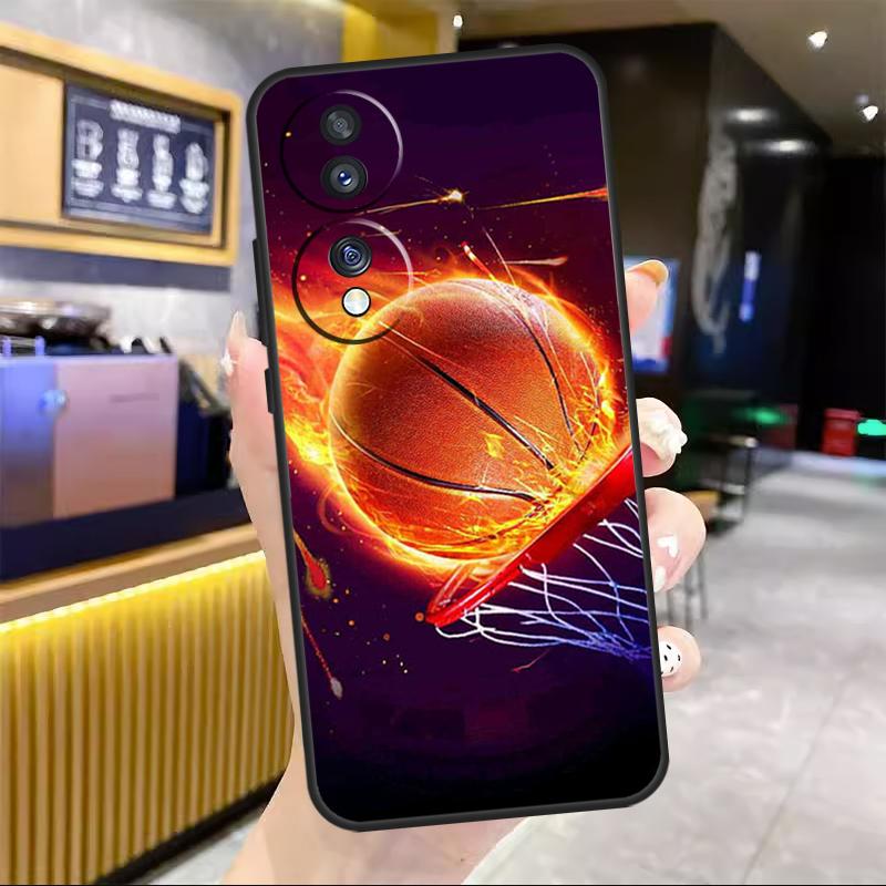Basketball On Fire Case For Honor X7a X8a X9a X6a X8 X9 X6 X7 10 50 90 70 Lite 8X 9X Magic 4 Lite 5 Pro Cover