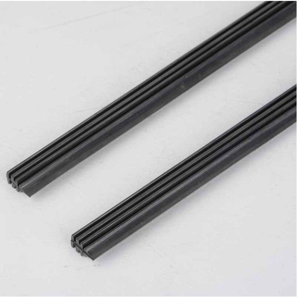 2PCS New Auto Bus Frameless Car Windshield Rubber 28'' 6mm Wiper Blade Refill