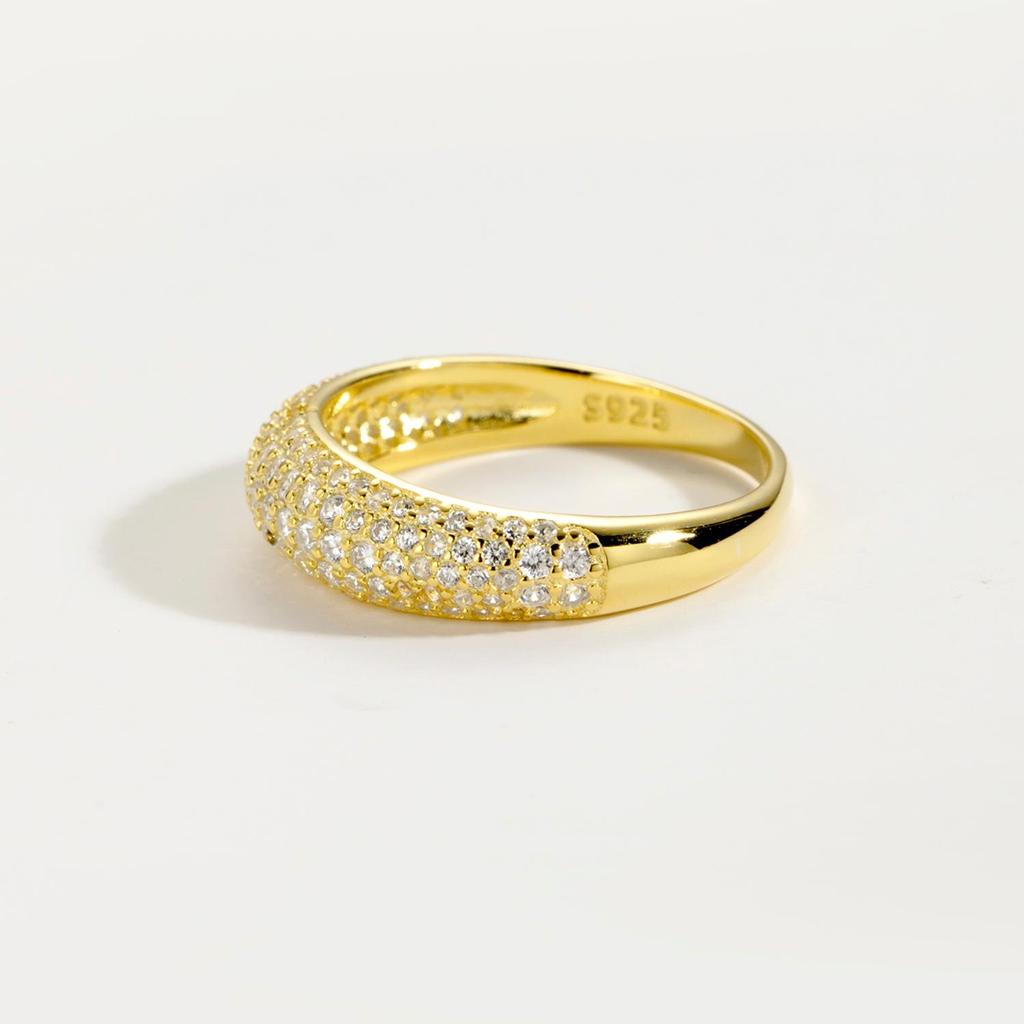 ANDYWEN Новое женское роскошное кольцо из стерлингового серебра 925 пробы с цирконием CZ Pave, ювелирные изделия для свадебной вечеринки, блестящие толстые драгоценности