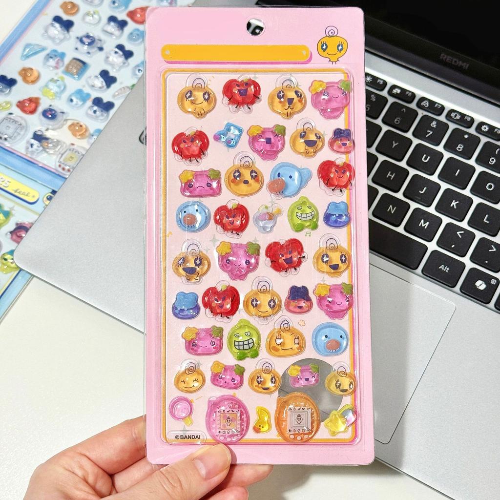 2026 Tamagotchi Stickers Cartoon Creative Peripheral Phone Case Transparent Sticker Hand Account Material Friend Birthday Gift
