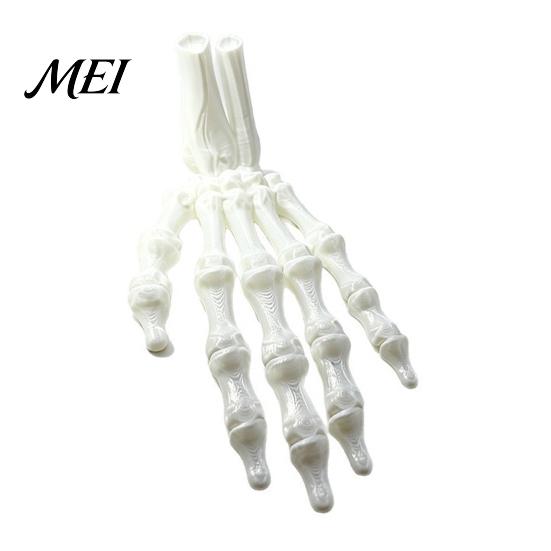 Skeleton Hand Ornament 3D Printed Figurine, Spooky Bone Statue for Lifelike Figurine Halloween Party, Gothic Model, Desk Decor Desktop Sculpture