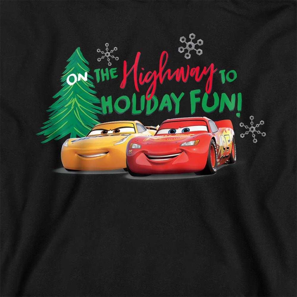 Cars Childrens/Kids Highway To Holiday Fun Lightning McQueen Christmas Hoodie