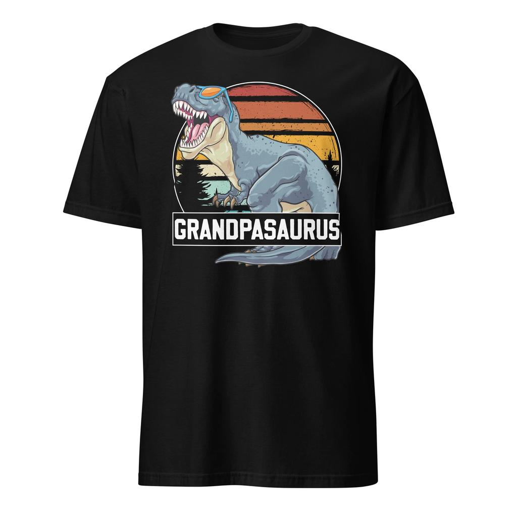 Grandpasaurus Shirt Grandpa Dinosaur Dad Funny Grandpa T-Shirt Size S-3XL Gift
