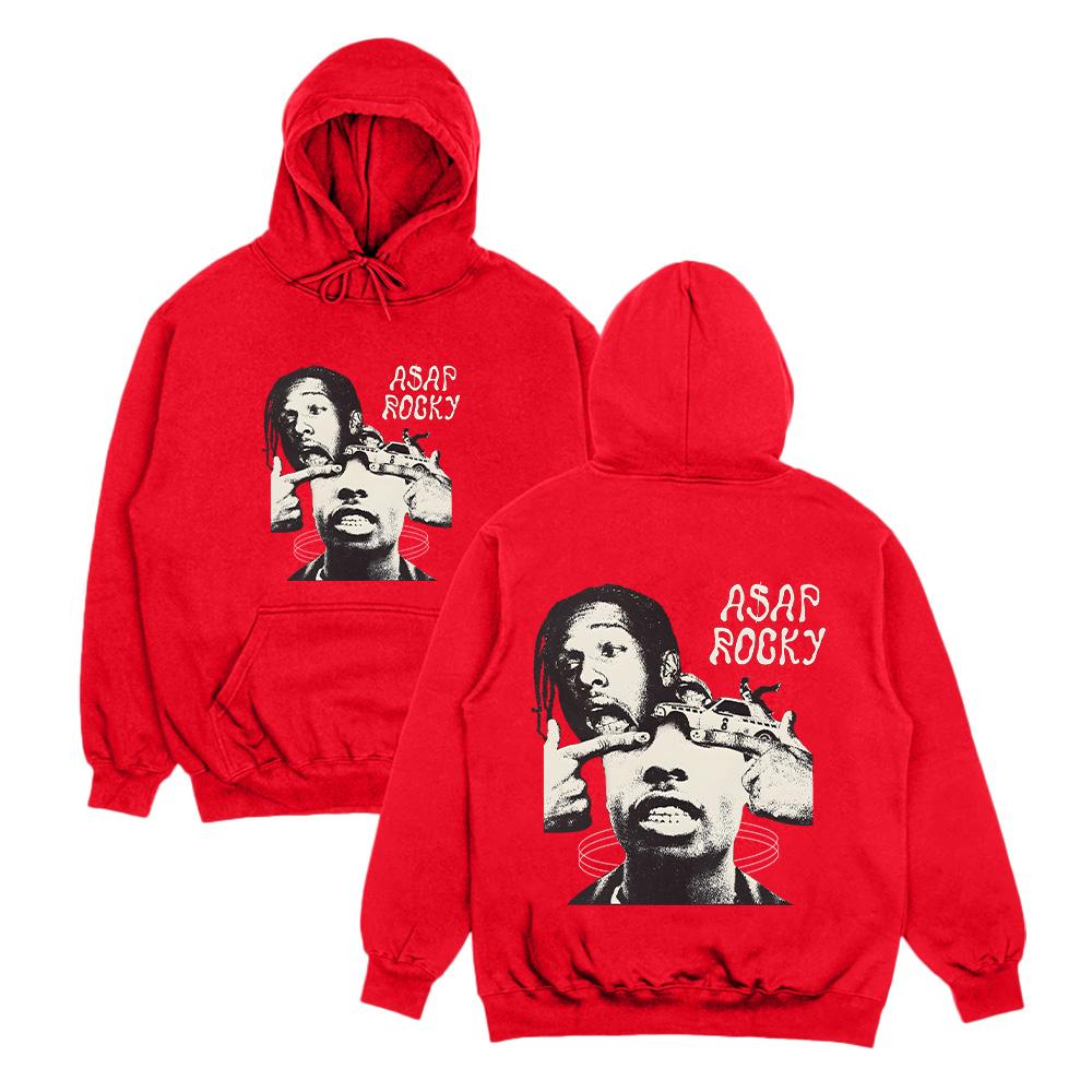 Худи A$AP Rocky Рэп Музыка Свитшоты ASAP Rocky Наконец-то Альбом Asap Уличная одежда Y2K Apper Ретро Унисекс Одежда