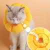 Adjustable Pet Recovery Collar Cute Solar Flower Cat Neck Cone After Surgery Costume Suitable For Pet Protection Collar Clothing