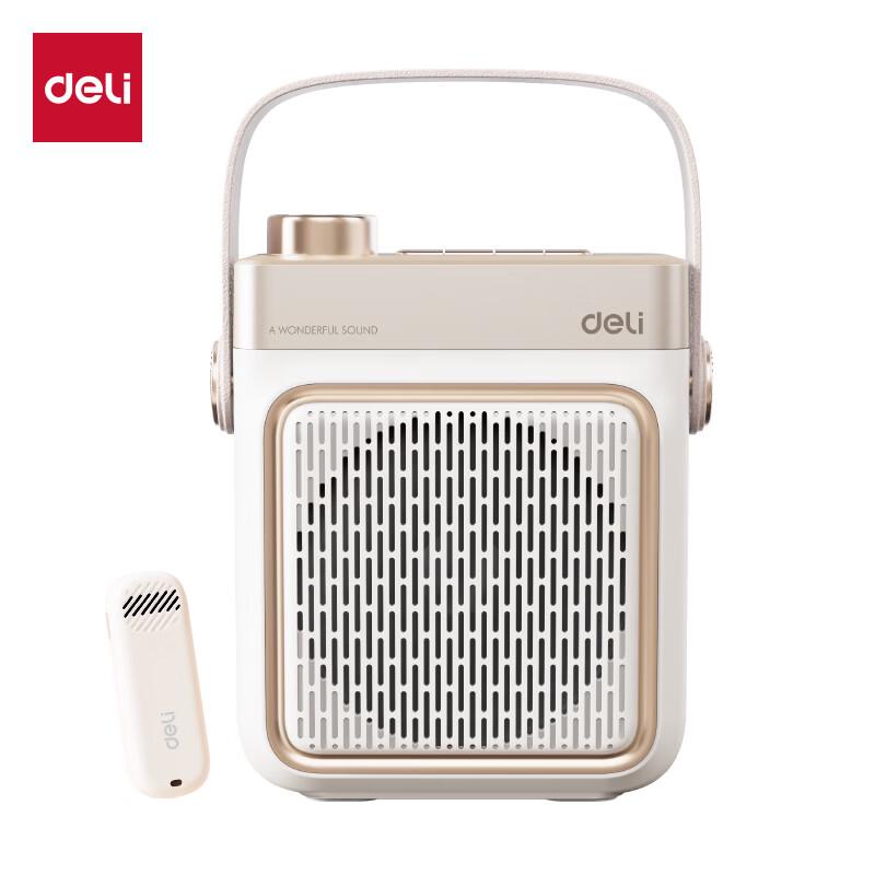 Deli LT933J 20W Portable Waist-Worn Lapel Microphone Amplifier CN plug (adapter included)