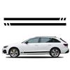 Наклейки на пороги автомобиля Виниловые полосы Декоративные накладки Автоаксессуары Для A4 B8 B9 B7 8W 8K 8E Avant Quattro Allroad TFSI