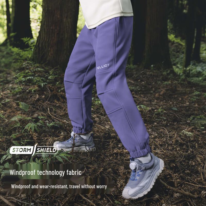 Pelliot Kids Outdoor Softshell Fleece Lined Pants