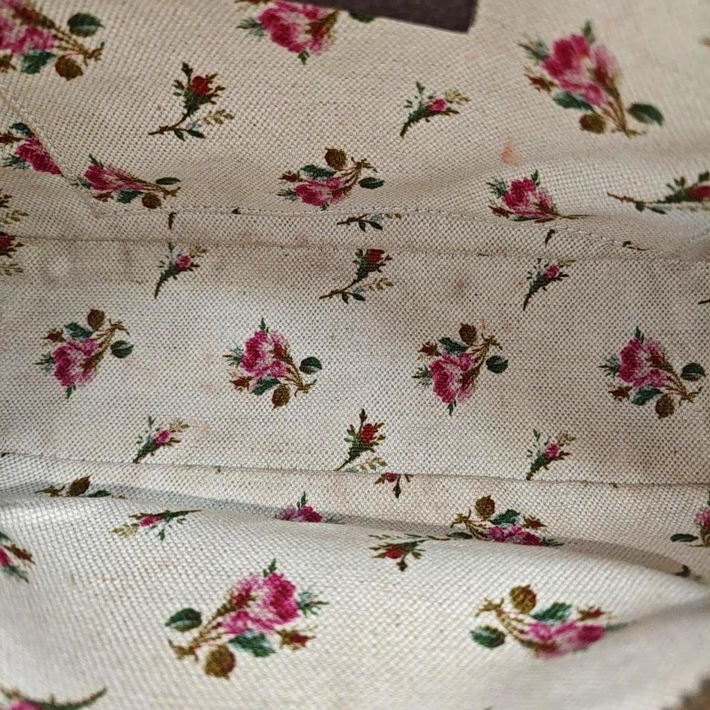 [Б/У] Серия Neo Vintage Металлическая голова тигра с золотым логотипом Монограмма Холст и Кожа Сумка для камеры - Очень хорошее #BOQEC0