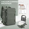 Ryanair Cabin Airplane 40x20x25 Backpack Travel Laptop Bag Wirh Two Air Vacuum Bags for Clothing Travel, Anti-Theft Backpack