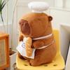 Capybara Chef Doll: Plush Toy & Pillow Gift for Kids