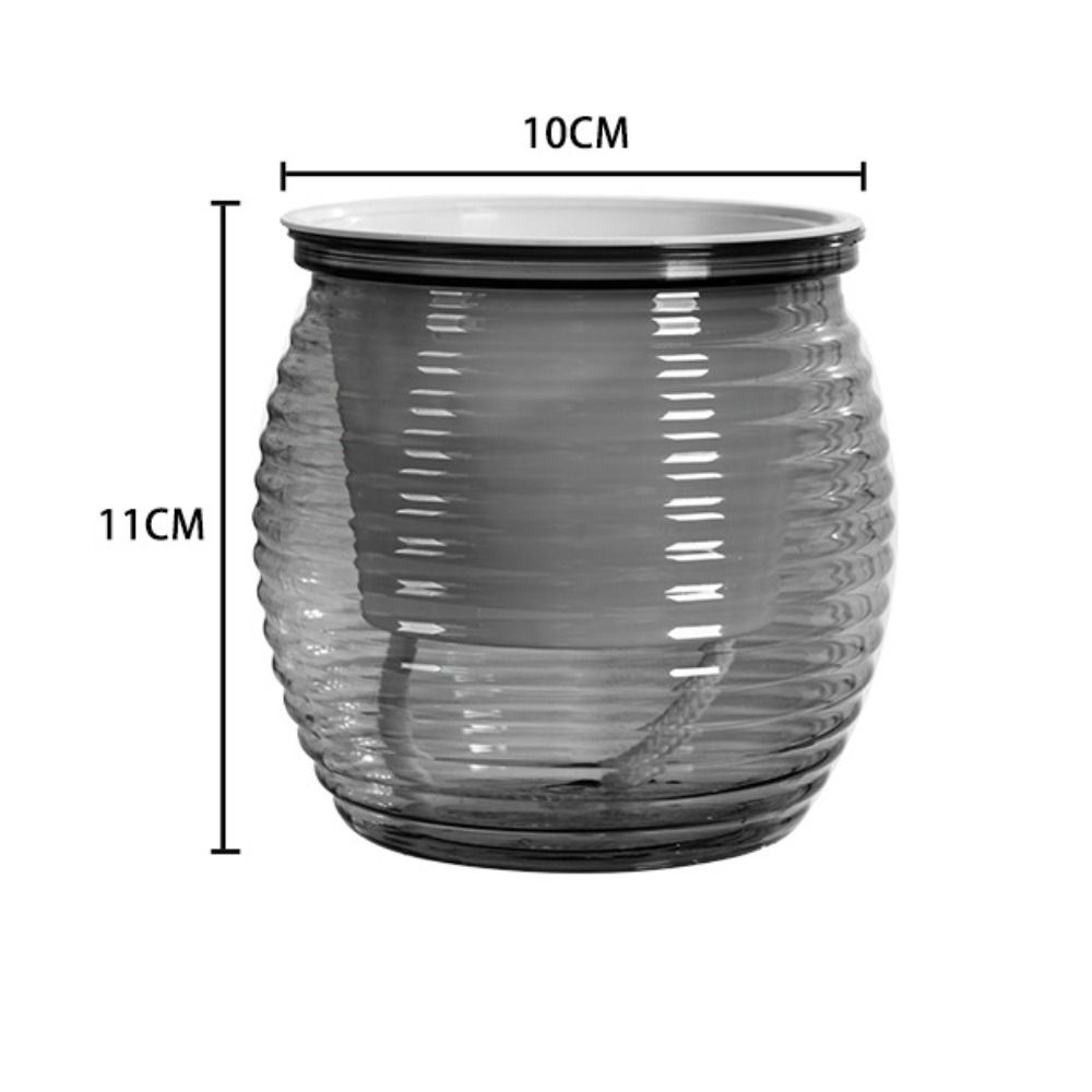 Automatic Water-Absorbing Self-Watering Plant Pots Transparent Lazy Plant Pots Desktop Flower Pot