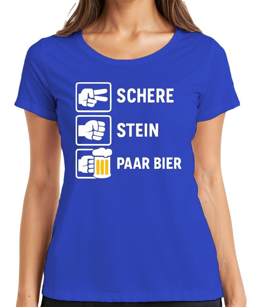 Scissors Stone Couple Beer Funny Saying Party Beer Lovers Gift Ladies TShirt