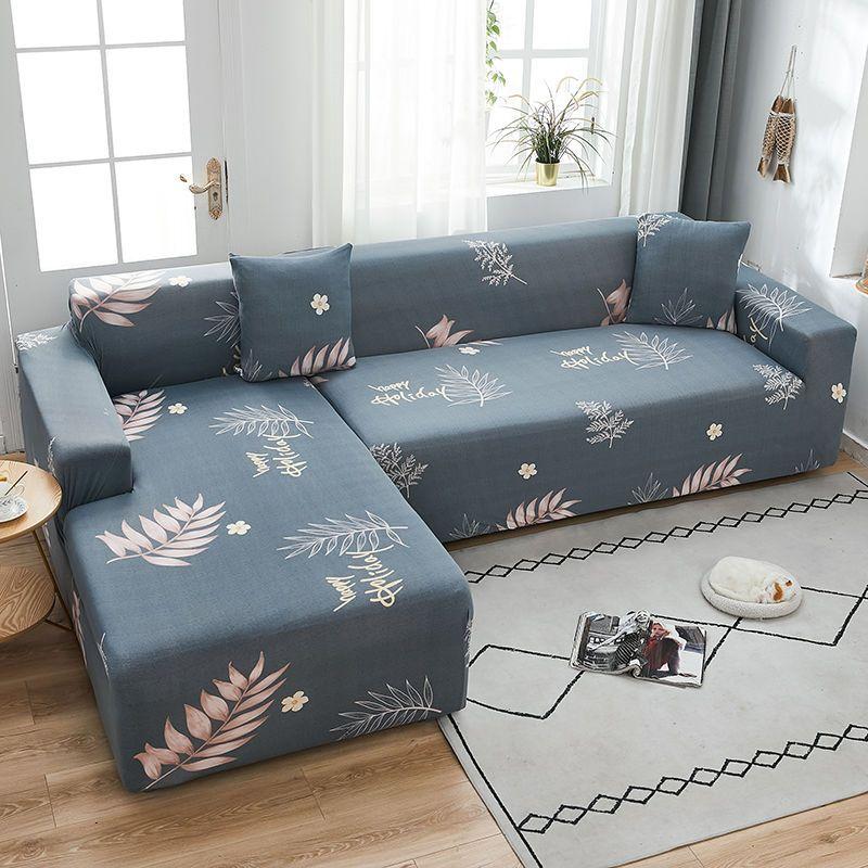Чехол на подушку для дивана с геометрическим принтом, защита для мебели, L-образный угловой чехол для кресла, эластичный чехол для дивана для гостиной, дома