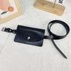Detachable Waist Belt With Bag 2 in 1 PU Leather Coin Purse Simple Waistband Waist Bag  Work