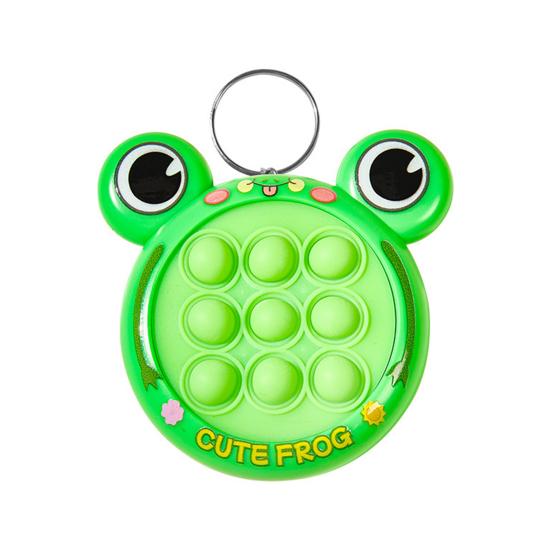 Мини игровая консоль с пупырками, игрушка для снятия стресса, игра лопать пузыри, брелок, силиконовая игрушка-антистресс с пузырьками