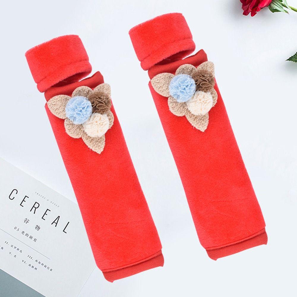 Gloves Fridge Door Handle Cover Warmer Car Safety Belt Covers Winter