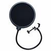 JUTOSU Microphone Pop Filter, Microphone Stand, Microphone Pop Guard, Microphone Filter, Double-Layered Pop Blocker, Pop Filter for Internet Tabletop