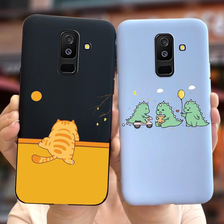 Чехол для Samsung Galaxy J8 2018 SM-J810F, милый модный мультяшный чехол 6,0 дюйма, мягкий силиконовый ТПУ корпус для чехла телефона Samsung J8 J810F
