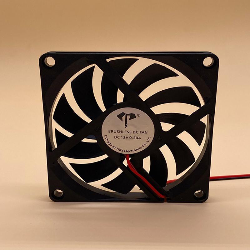Brushless Cooling Fan 8010 Cooling Fan 5V 12V 24V 2 Pin 80X80X10Mm Heatsink