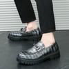 Лоферы, дизайнерская мужская повседневная обувь, роскошные туфли на платформе для отдыха на открытом воздухе, модные кожаные туфли для торжественных случаев, мокасины для вождения
