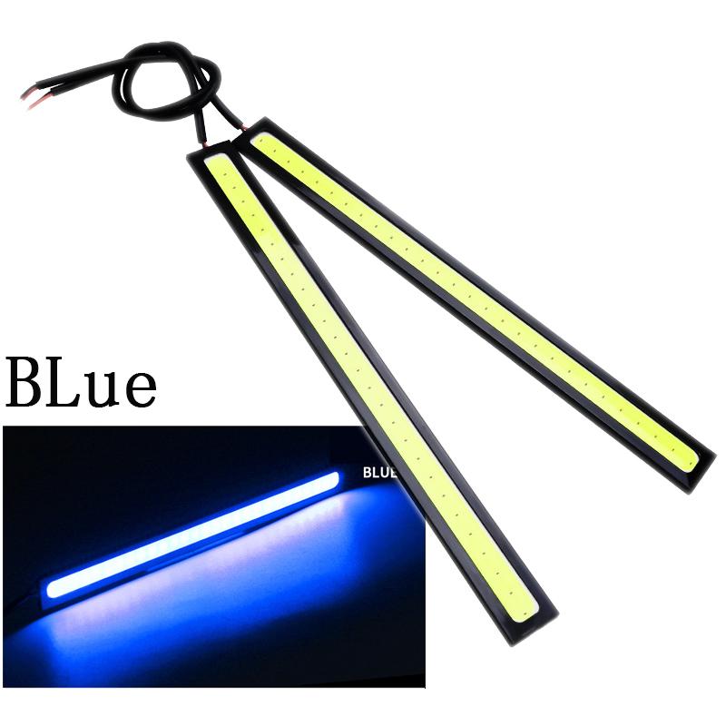 2 шт. 17 см COB DRL LED DC 12 В 6000 К водонепроницаемые дневные ходовые огни автомобильная полоса света COB противотуманная фара для автомобиля светодиодная лампа DRL