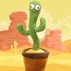 32cm New Style Electronic Dancing Cactus Plush Toys Singing &Dancing Glowing Education Gift Dolls For Baby Kids Room Decoration