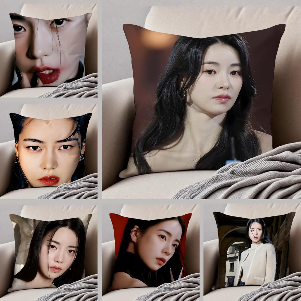 actor seductive LLim Jiyeon Cushion Cover Throw Pillow Cover Hidden Button Durable Polyester Chair Cushion
