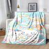 1pc, Sanrio Cinnamoroll Home Decor: Cozy Flannel Blanket for Bedroom, Living Room, Travel, Camping, Car, Beach, Office Naps – Perfect Gift & Outdoor T