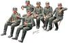 Master Box 1/35 Scale German Panzergrenadier (Set of 6) - Multi-Pose Style Plastic Model Kit MB35137