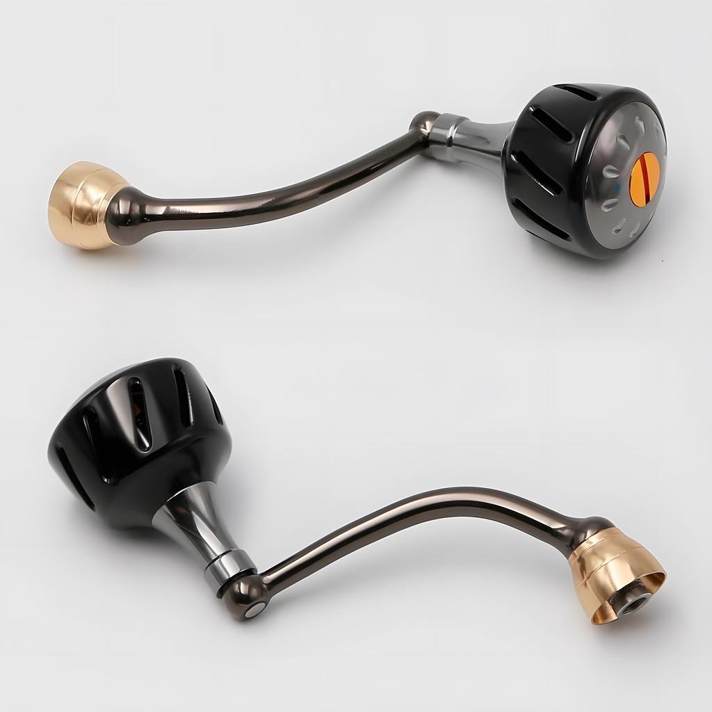 SANLIKE Power Reel Handle Baitcasting Reel Handle for Daiwa Spinning Made of Aviation and for Sea Fishing Handle, Knob, Reels, Ambidextrous, Ralumi,