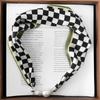 Retro Multifunctional Lazy Magnetic Silk Scarf With Diamond Studded Magnetic Buckle Small Scarf Headband For Women