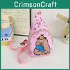 Children Capybara Printed Diagonal Package Polychrome Casual Outdoor Bag Chest