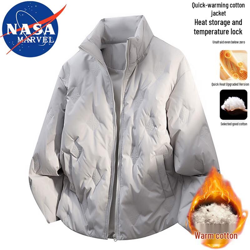 NASA MARVEL Men's Thickened Padded Winter Jacket
