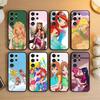 Чехол для телефона Girl T-Winx Clubs для Samsung S26, S25, S24, S23, S22, S21, S20, S30, Ultra, Plus, Fe, Note, 5G Черный
