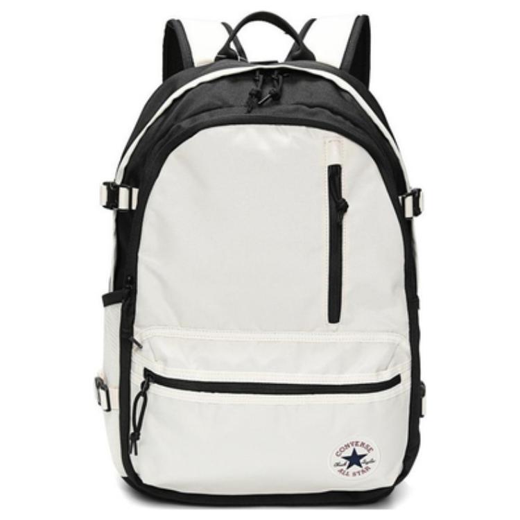 New Converse Polyester Backpack Regular Unisex White & Black 10026647-A03