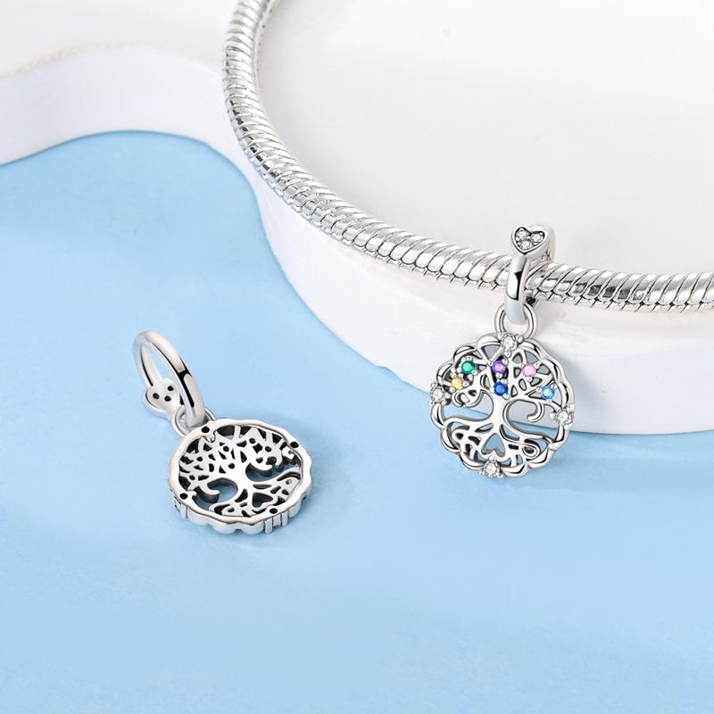 Медные подвески-шармы «Клевер на удачу», бусины «Ленивец» для расслабления, подходят для оригинального браслета, женские украшения в подарок