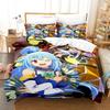 KonoSuba 3D Кавай Картонный Аниме Мягкий Комплект Пододеяльников для Взрослых Молодых Парней Спальни 2-местный 3-предметный Комплект Постельного Белья Мягкий Пододеяльник Комплект Постельного Белья