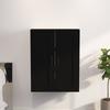 VidaXL Wall-mounted Hanging Cabinet Black 69.5x32.5x90 Cm 812304