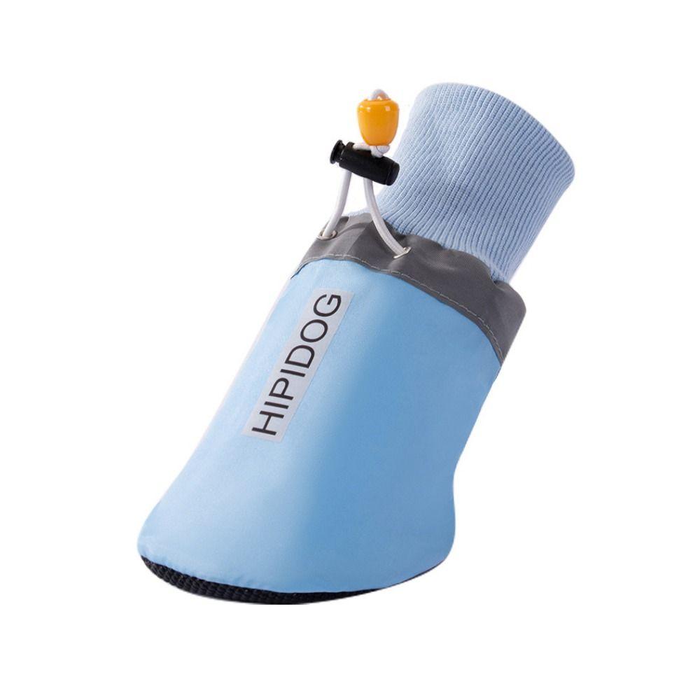 4 шт./компл. нескользящие чехлы для больших собак, мягкие, для обуви, нескользящие, для улицы/дома