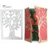 Tree Cutting Die Greeting Card Background Scrapbooking Embossing Stencil Mold