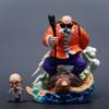 23 см Фигурка Аниме Dragon Ball Z Мастер Роши Двухголовые Фигурки Статуя Модель Декор Стола Игрушка Кукла Подарок Мальчику на День Рождения
