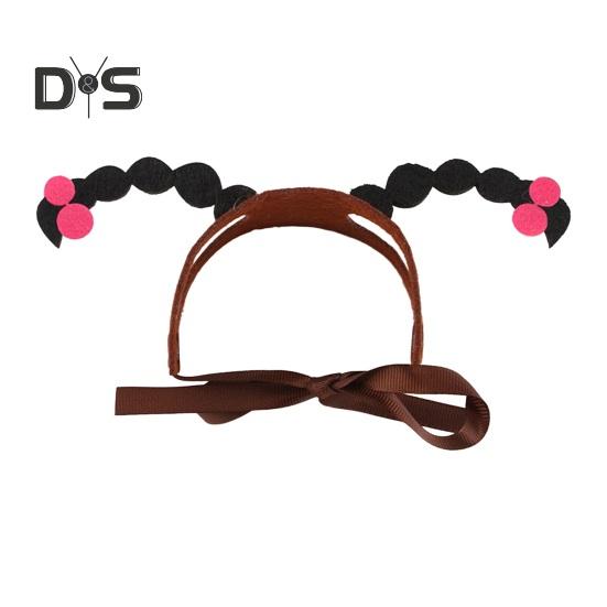 Halloween Dog Hairband Pet Cosplay Party Hair Hoop Dress-up Costume Accessories Funny Headband for Cats Dogs Parties Photoshoots Festivals
