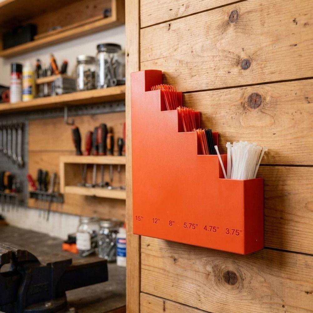 3D Printed Wall Mounted Tool Hanger Compact Wall Type Hardware Accessory Organizer  Wall Surface