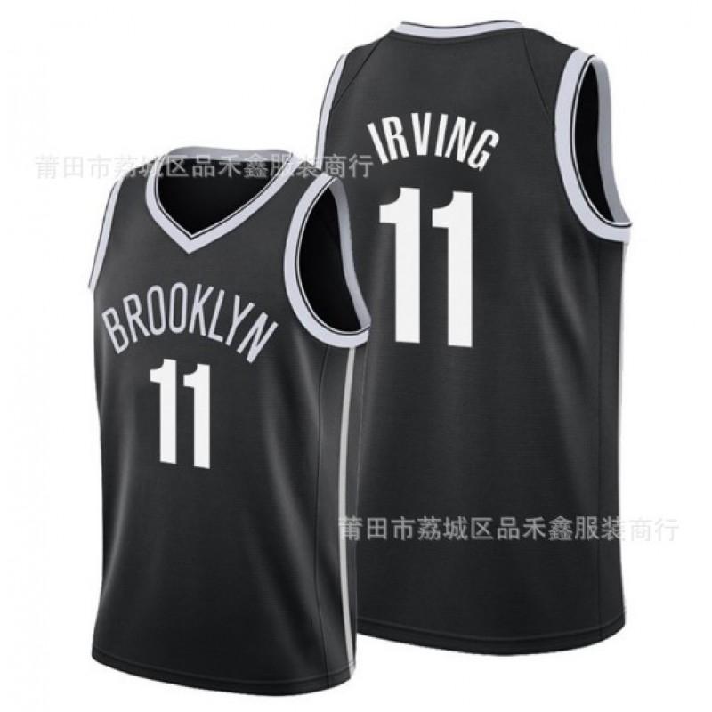 Mens Basketball Jersey Shorts Set Irving 11 Durant 7 Cotton Sportswear Urban Style Embroidered Team Uniform