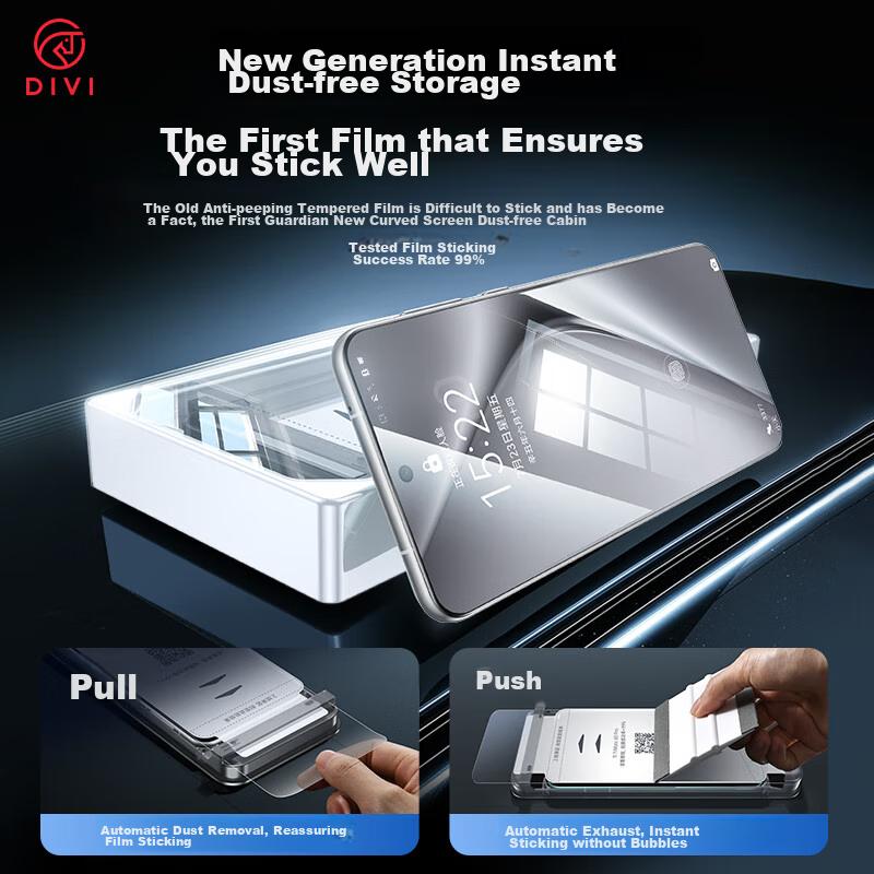 One-Step Application Screen Protector for Huawei Pura70, Full Adhesive P70 Full Coverage Hydrogel High-Definition Non-Tempered Shockproof Soft Film
