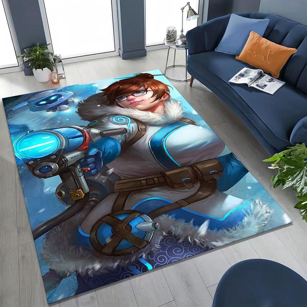 Игра OW Overwatch D.VA Мэй Жнец Мультяшный 3D Ковер для Спальни Гостиной Дивана Домашний Придверный Коврик Декор, Большой Детский Нескользящий Напольный Коврик