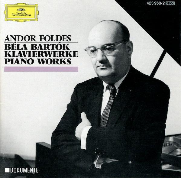 CD BARTOK; FOLDS - Piano Recital 4239582 Deutsche Grammo 1988 Germany Classical Used
