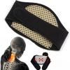 1Pcs Heating Neck Protection Massager Spontaneous Belt ( Color: Black)