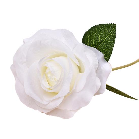 Искусственный цветок розы Реалистичная поддельная шелковая цветочная ветка Дом Офис Свадебная вечеринка Настольное украшение DIY Ваза Искусственный цветущий декор